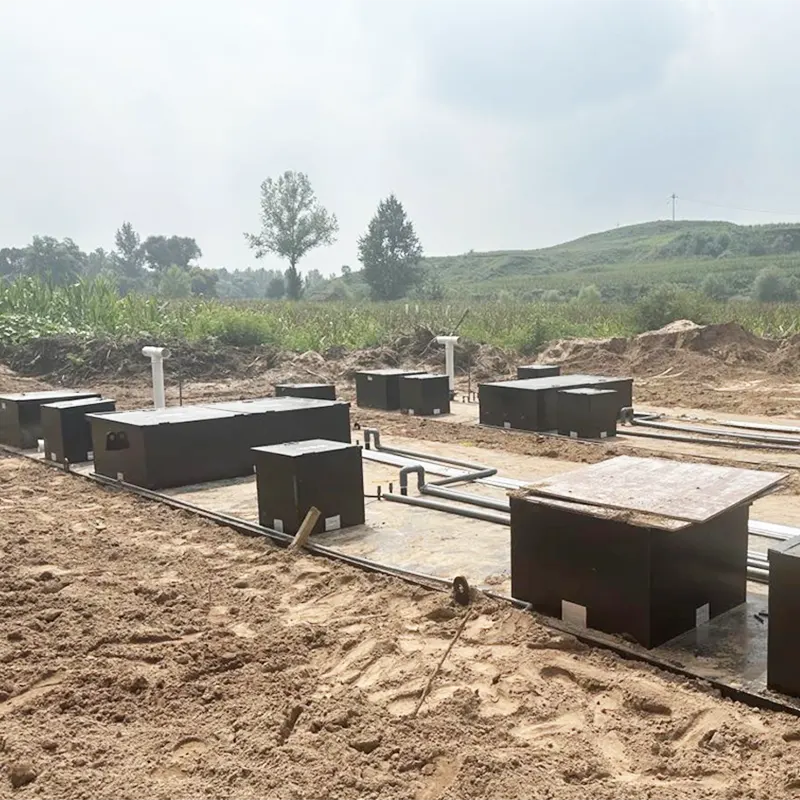 Stasiun Pengolahan Terpusat Skala Besar Limbah Domestik Dikubur